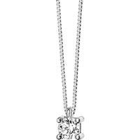 Collana Comete Donna Punto Luce in Oro bianco Diamante GLB1274 - GLB1274